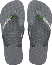 Havaianas Havaianas Men's Brasil Logo Steel Grey/Grey Sandaler 39/40