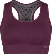 Hellner Hellner Women's Jertta Seamless Top Grape Wine Undertøy M/L