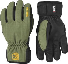 Hestra Hestra Kids' Ferox Primaloft 5-Finger Green Skihansker 12-13 år