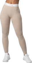 ICANIWILL ICANIWILL Women's Define Logo Seamless Tights Sand/White Treningsbukser M