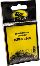 iFish iFish Lekande med hake NSSW-12 (18-Pack) NoColour Övrig fiskeutrustning 12 (18-pk)