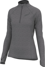 inov-8 inov-8 Women's Mid Long Sleeve Zip Light Grey Långärmade träningströjor 40
