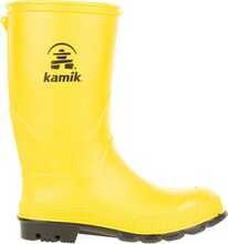 Kamik Kamik Kids' Stomp Yellow Black Gummistøvler 25