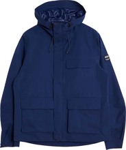 Mountain Works Mountain Works Unisex Utility Hybrid Rain Jacket Dress Blue Regnjackor XS