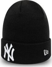 New Era New Era New York Yankees Essential Cuff Beanie Hat Black Luer OneSize