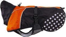 Non-stop Dogwear Non-stop Dogwear Beta Pro Raincoat Black/Orange Hundedekken 24