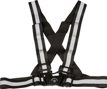 Nordic Grip Nordic Grip Kids' Reflective Cross Belt Black Øvrige lykter Junior