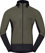 Norrøna Norrøna Men's Senja Alpha90 Zip Hood Olive Night Langermede treningstrøyer M