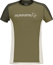 Norrøna Norrøna Women's Falketind Equaliser Merino T-Shirt Olive Drab/Olive Night Undertøy overdel M