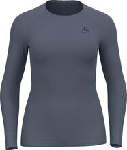 Odlo Odlo Women's Active Warm ECO Baselayer Shirt Folkstone Gray Undertøy overdel S