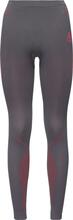 Odlo Odlo Women's Performance Evolution Warm Base Layer Pants Odyssey Gray - Diva Pink Underställsbyxor XS