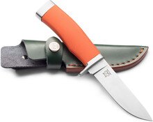 Øyo Øyo Finnskogen Knife with Leather Sheath Orange/Green Kniver OneSize