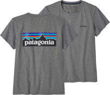 Patagonia Patagonia Women's P-6 Logo Responsibili-Tee Gravel Heather T-shirts XS