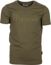 Pinewood Pinewood Kids' Outdoor Life T-Shirt Hunting Olive T-shirts 116 cm