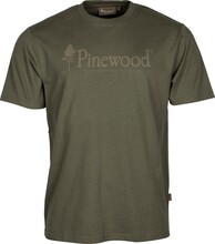 Pinewood Pinewood Men's Outdoor Life T-shirt Dark Green T-shirts XL