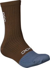 POC POC Flair Sock Mid Jasper Brown/Calcite Blue Träningsstrumpor Medium/40-42