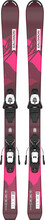 Salomon Salomon Junior Ski Set L Lux M + L6 GW J2 80 PM Bordeau/Pink Alpinski 130