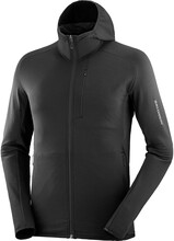 Salomon Salomon Men's Essential Lightwarm Hoodie Deep Black Mellomlag trøyer S