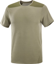 Salomon Salomon Men's Outline SS Tee Dusky Green/Grape Leaf T-shirts S