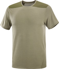 Salomon Salomon Men's Outline SS Tee Dusky Green/Grape Leaf Kortermede trøyer S