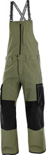 Salomon Salomon Men's Transfer Bib Pants Olive Night/Deep Black Skidbyxor S