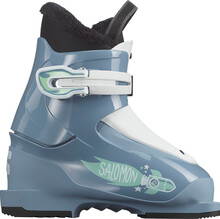 Salomon Salomon Kids' T1 Copen Blue/White/Spearmint Alpinstøvler 16