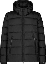 Save the Duck Save the Duck Men's Animal Free Hooded Puffer Jacket Boris Black Varmefôrede jakker L