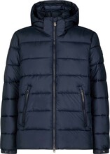 Save the Duck Save the Duck Men's Animal Free Hooded Puffer Jacket Boris Blue Black Varmefôrede jakker M