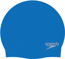 Speedo Speedo Plain Moulded Silicone Cap Blue Mop Övriga accessoarer OneSize