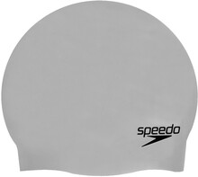 Speedo Speedo Plain Moulded Silicone Cap Chrome Accessoirer OneSize