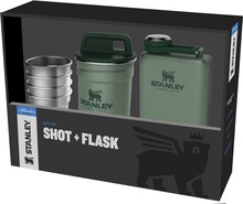 Stanley Stanley Adventure Shot + Flask Gift Set Hammertone Green Flasker OneSize