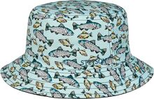 Stetson Stetson Men's 2sided Bucket Blue Fish Print Hattar 59/L