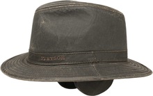 Stetson Stetson Cotton Traveller With Ear Flaps Brown Hatter S