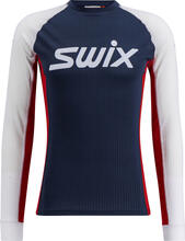 Swix Swix Men's RaceX Classic Long Sleeve Dark Navy/Bright White Undertøy overdel XXL
