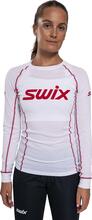 Swix Swix Women's RaceX Classic Long Sleeve Bright White/Swix Red Underställströjor XL