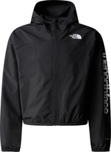 The North Face The North Face Girls' Never Stop Hooded WindWall Jacket TNF Black Ovadderade vardagsjackor XS