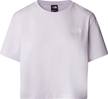 The North Face The North Face Women's Cropped Simple Dome T-Shirt Icy Lilac Kortermede trøyer S