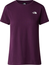 The North Face The North Face Women's Simple Dome T-Shirt Black Currant Purple Kortermede trøyer XS