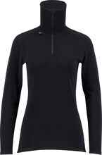 Ulvang Ulvang Women's Comfort 200 Turtle Neck With Zip Black/Black Undertøy overdel XS