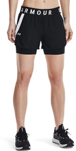 Under Armour Under Armour Women's Play Up 2-in-1 Shorts Black Treningsshorts XS