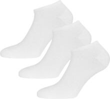 Urberg Urberg Bamboo Shaftless Sock 3-Pack Bright White Vardagsstrumpor 44-47