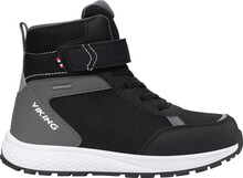 Viking Footwear Viking Footwear Kids' Equip Sneaker Waterproof Insulated Black/Grey Vinterkängor 33