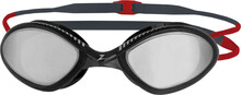 Zoggs Zoggs Tiger Titanium Mirrored Goggle Black/Red/Mirror Smoke Sportsbriller Regular