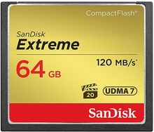 SanDisk CF Extreme 64GB 120MB/s UDMA7, SanDisk