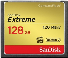 SanDisk CF Extreme 128GB 120MB/s UDMA7, SanDisk