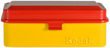 Kodak Film Steel Case 120/135 Yellow Red Lid, Kodak