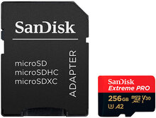 SanDisk MicroSDXC Extreme Pro 256GB 170MB/s A2 C10 V30 UHS-I, SanDisk