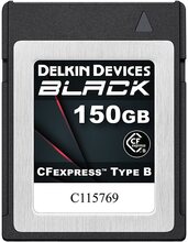 Delkin Black CFexpress R1725/W1530 150GB, Delkin