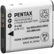 Pentax WG Li-Ion Battery D-Li92 (WG-90), Pentax