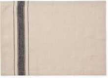 Tablett Linen Stripe 2-p 35x48cm Linne Beige